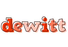 Dewitt paint logo