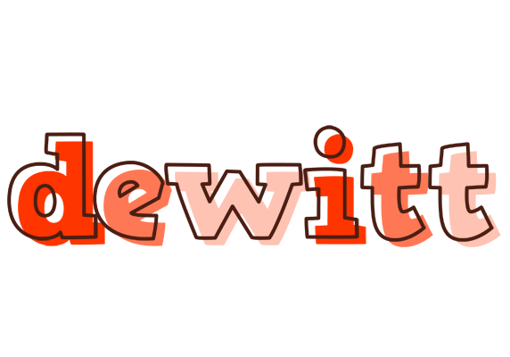 Dewitt paint logo