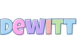 Dewitt pastel logo