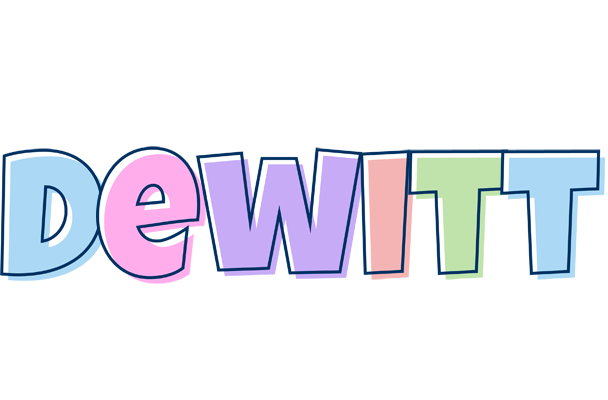 Dewitt pastel logo