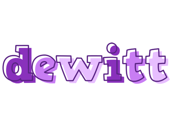 Dewitt sensual logo