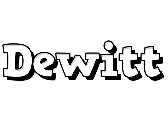 Dewitt snowing logo
