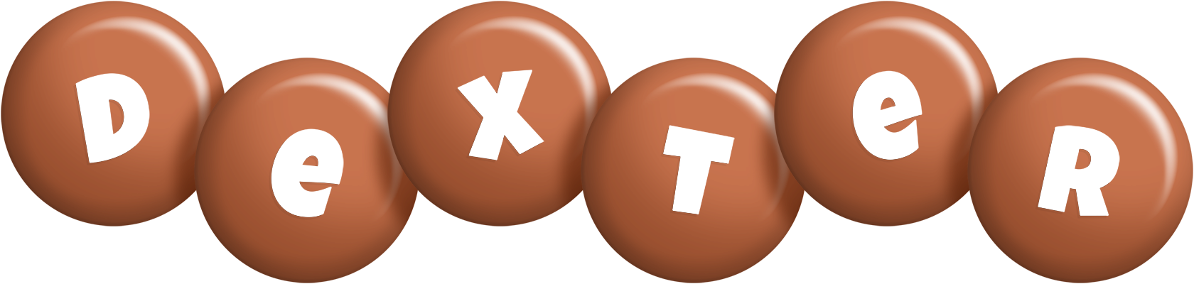 Dexter candy-brown logo