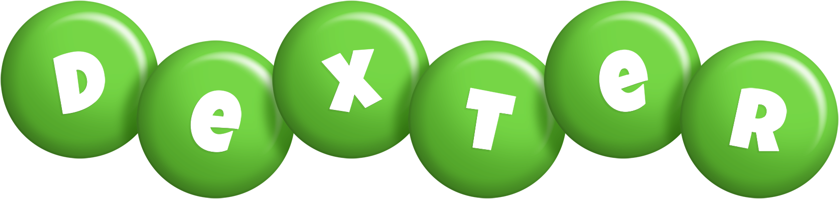 Dexter candy-green logo