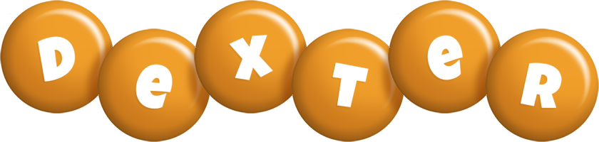 Dexter candy-orange logo