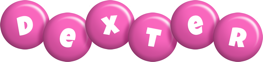 Dexter candy-pink logo