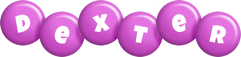 Dexter candy-purple logo
