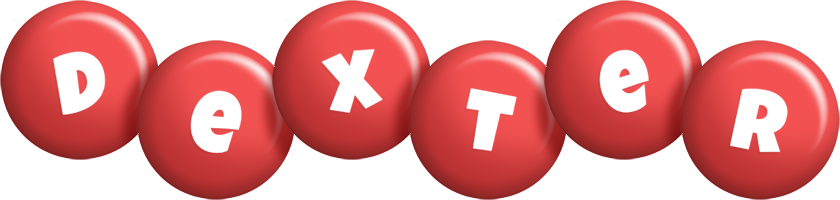 Dexter candy-red logo