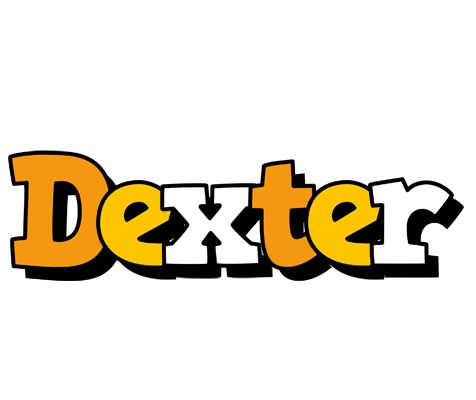 Dexter cartoon logo