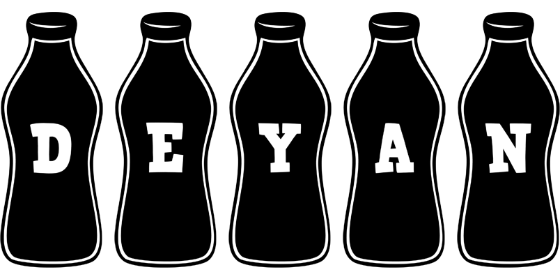 Deyan bottle logo