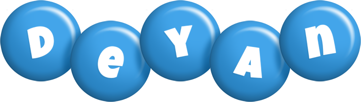 Deyan candy-blue logo