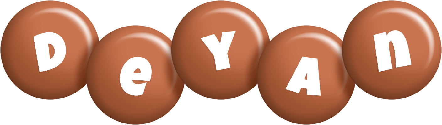 Deyan candy-brown logo