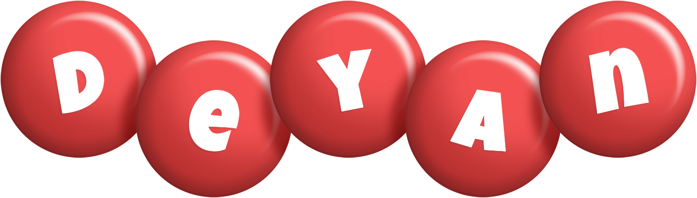 Deyan candy-red logo