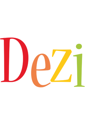 Dezi birthday logo