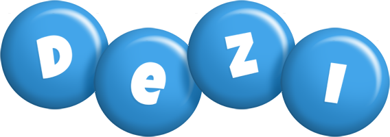 Dezi candy-blue logo