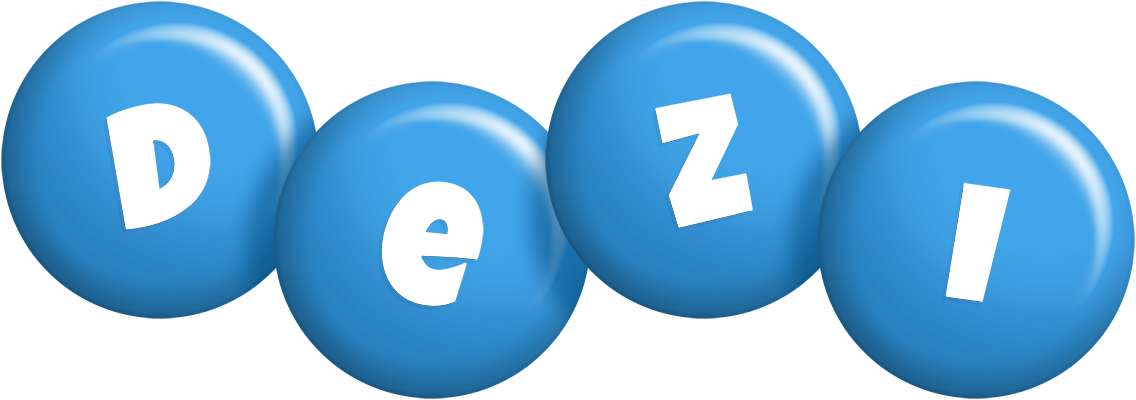 Dezi candy-blue logo
