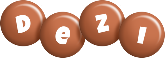 Dezi candy-brown logo