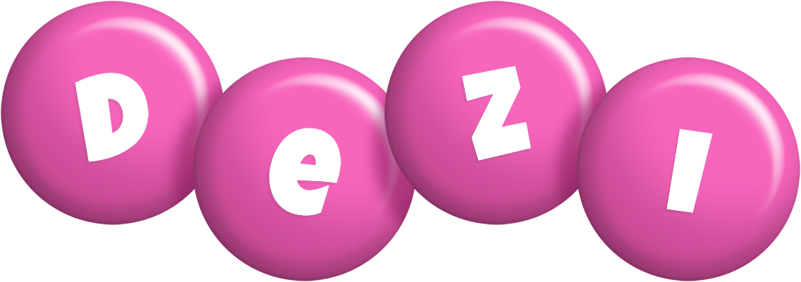 Dezi candy-pink logo