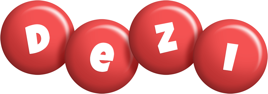 Dezi candy-red logo