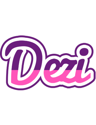 Dezi cheerful logo