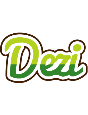 Dezi golfing logo