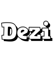 Dezi snowing logo