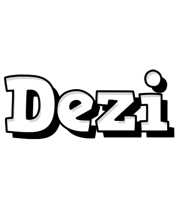 Dezi snowing logo