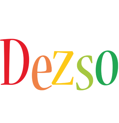 Dezso birthday logo