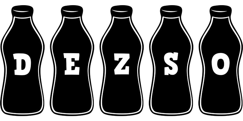 Dezso bottle logo