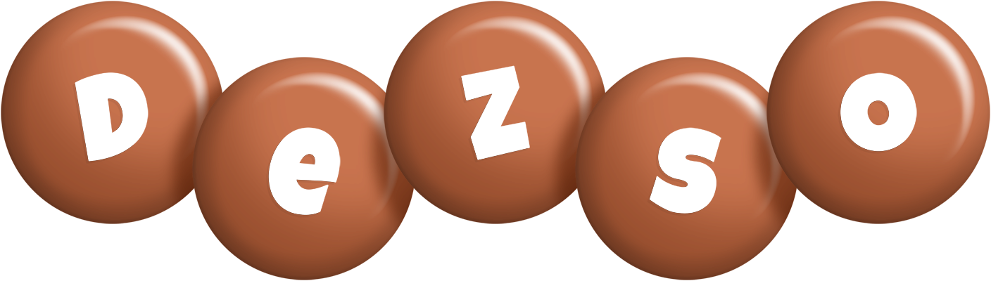 Dezso candy-brown logo