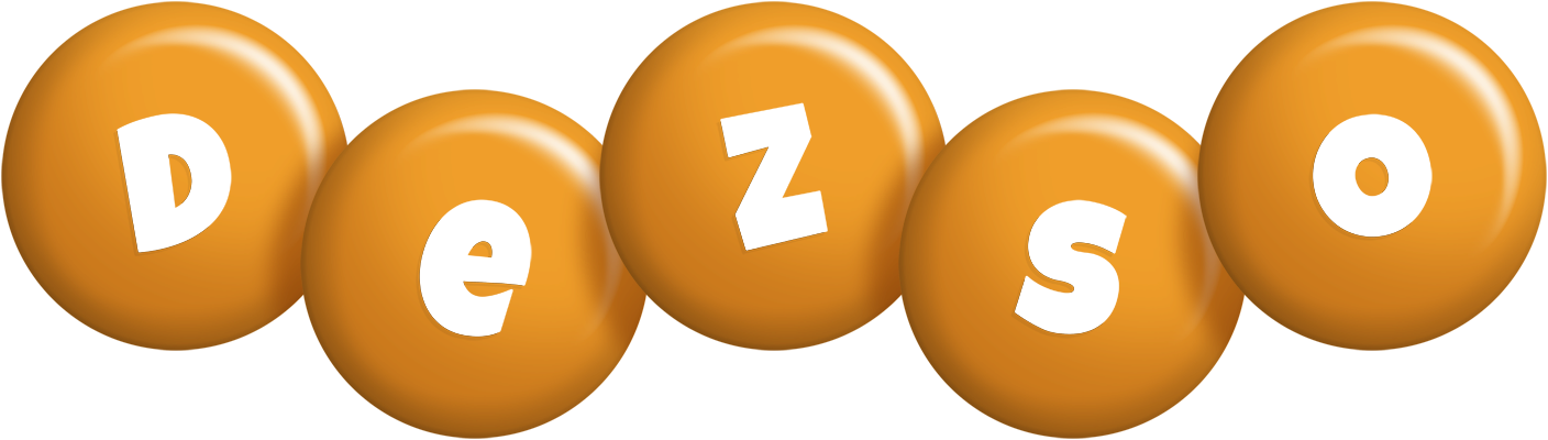 Dezso candy-orange logo
