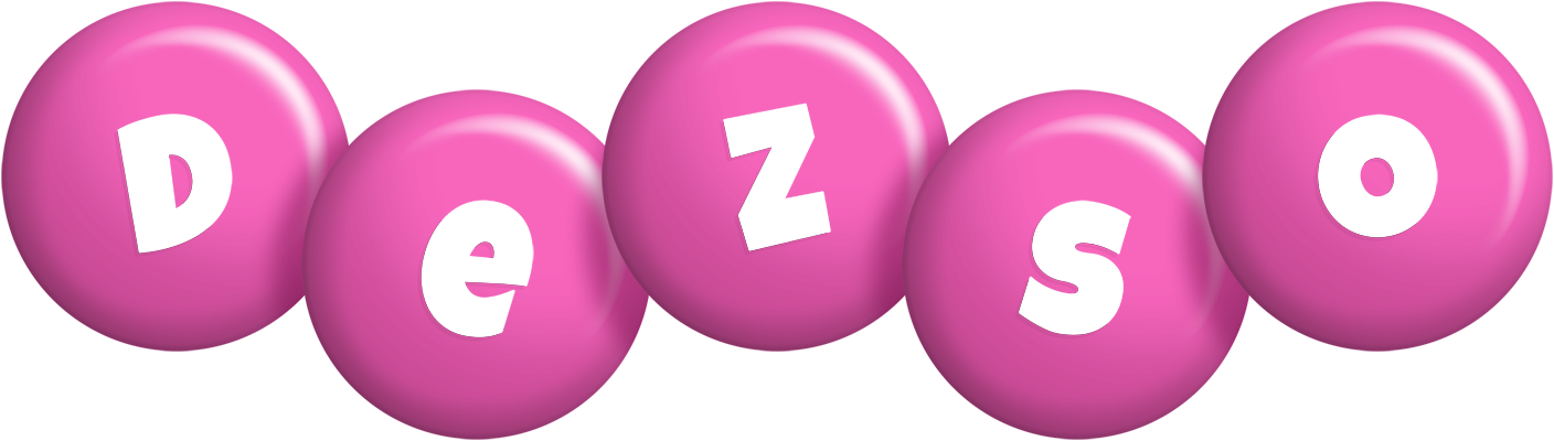 Dezso candy-pink logo