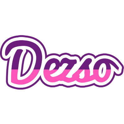 Dezso cheerful logo