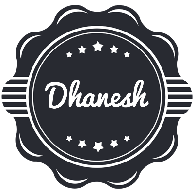 Dhanesh badge logo