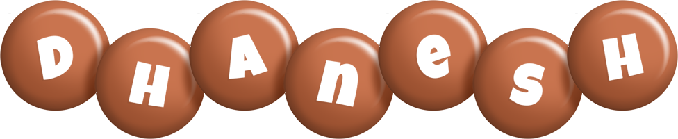 Dhanesh candy-brown logo