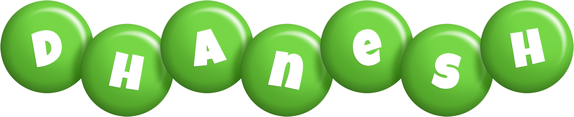 Dhanesh candy-green logo