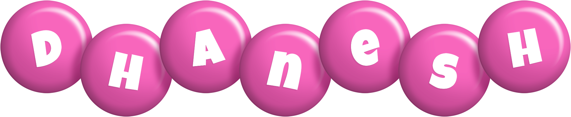 Dhanesh candy-pink logo