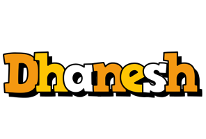 Dhanesh cartoon logo