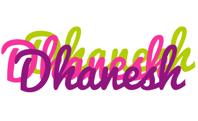 Dhanesh flowers logo