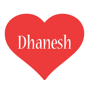 Dhanesh love logo