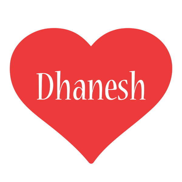 Dhanesh love logo