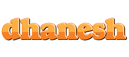 Dhanesh orange logo