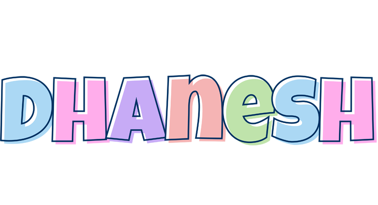 Dhanesh pastel logo