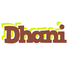 Dhani caffeebar logo