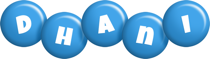 Dhani candy-blue logo
