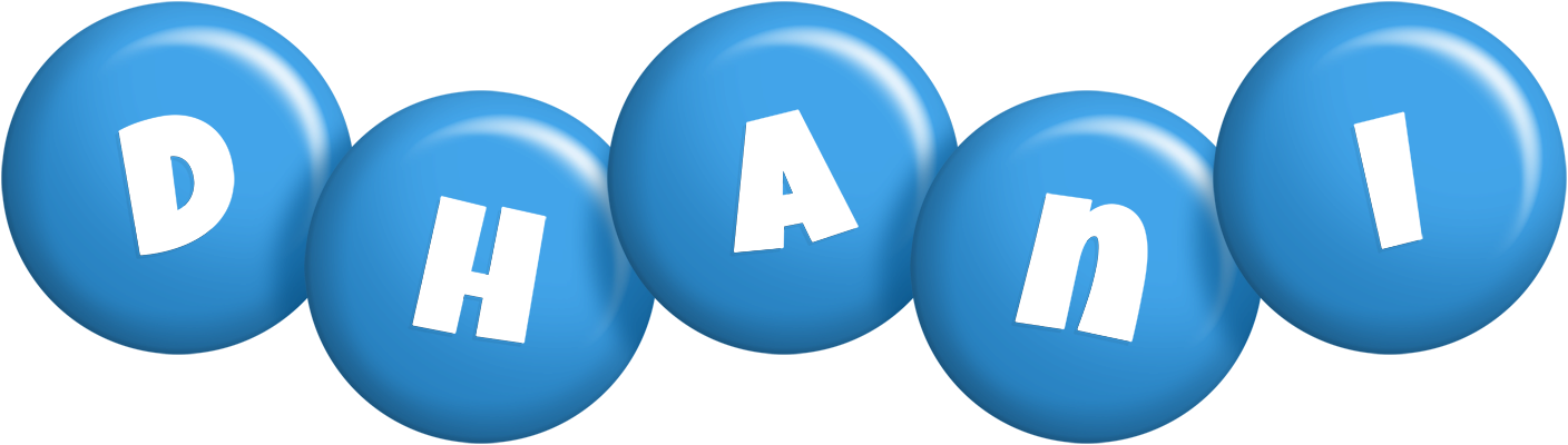 Dhani candy-blue logo