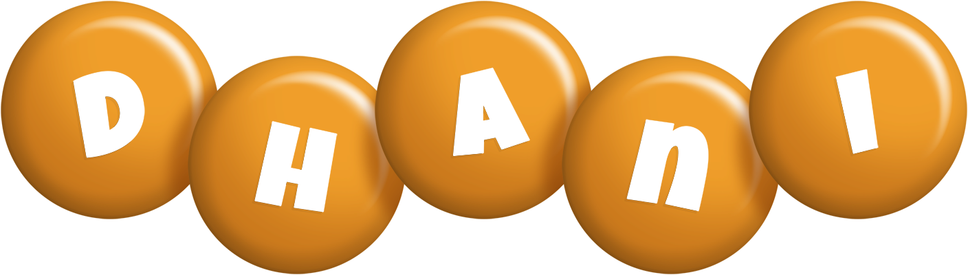 Dhani candy-orange logo