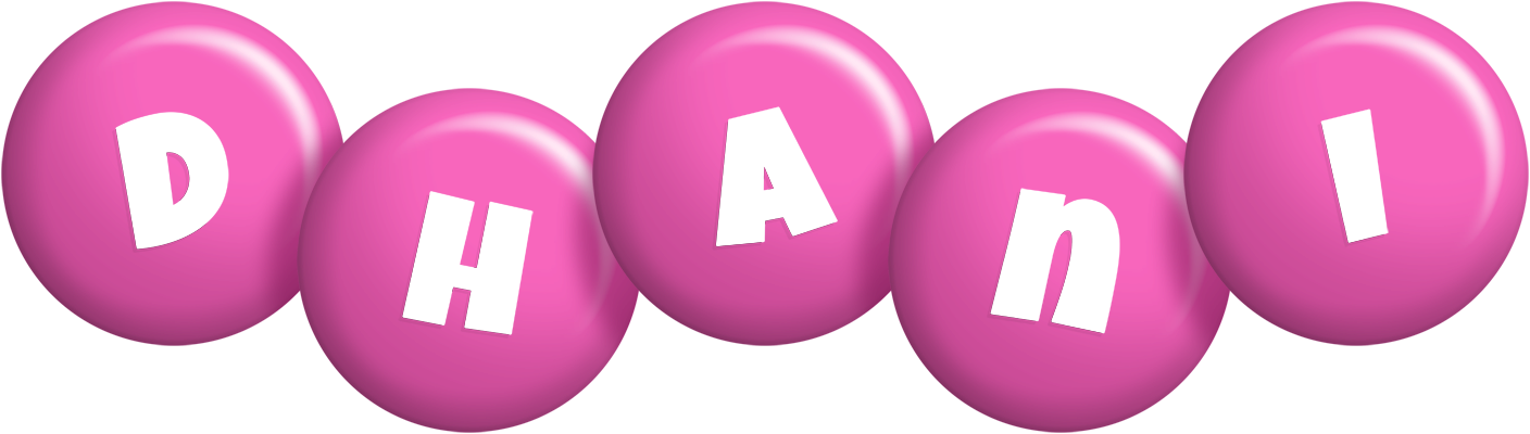 Dhani candy-pink logo