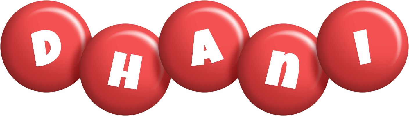 Dhani candy-red logo