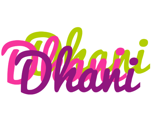 Dhani flowers logo